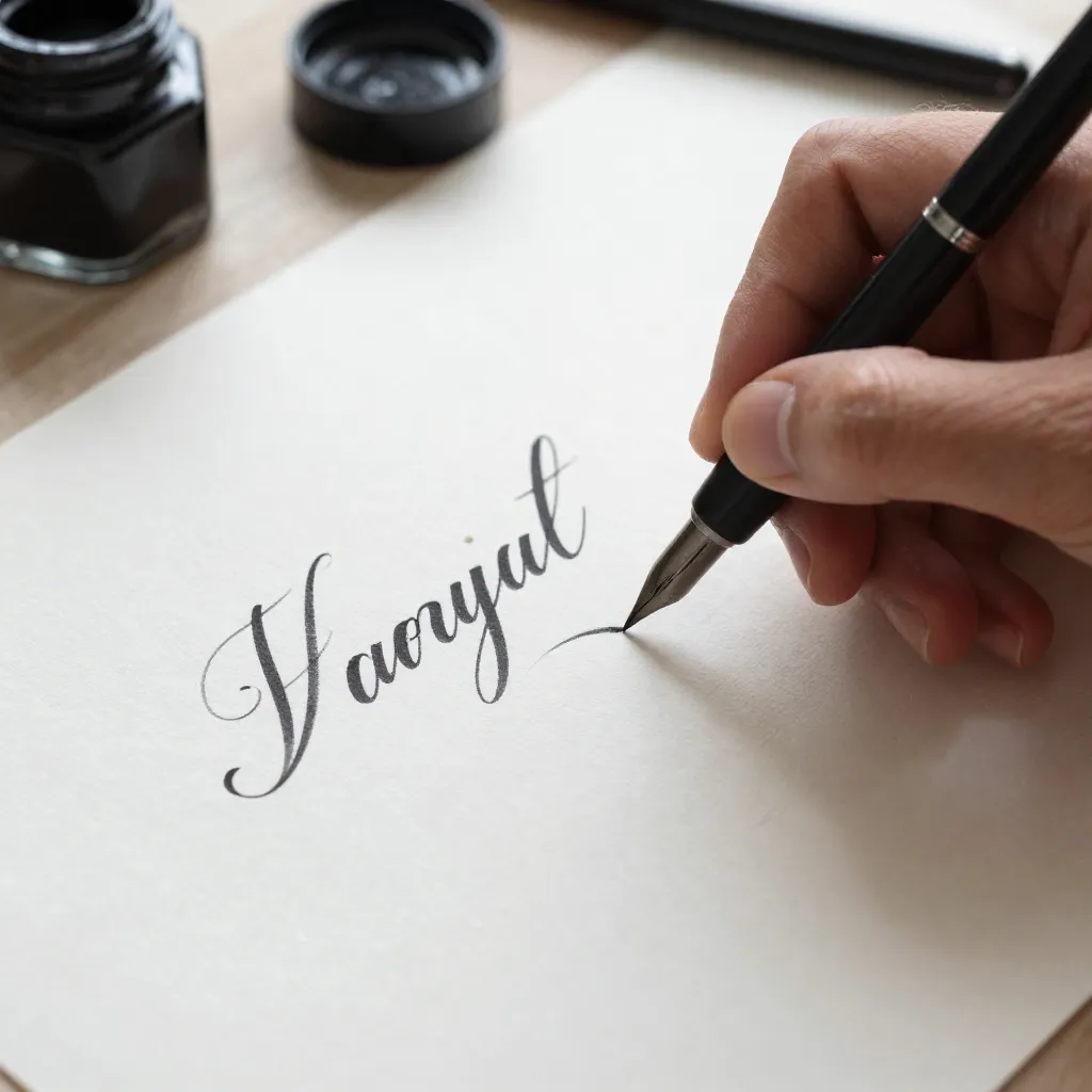 Calligraphy tools and materials