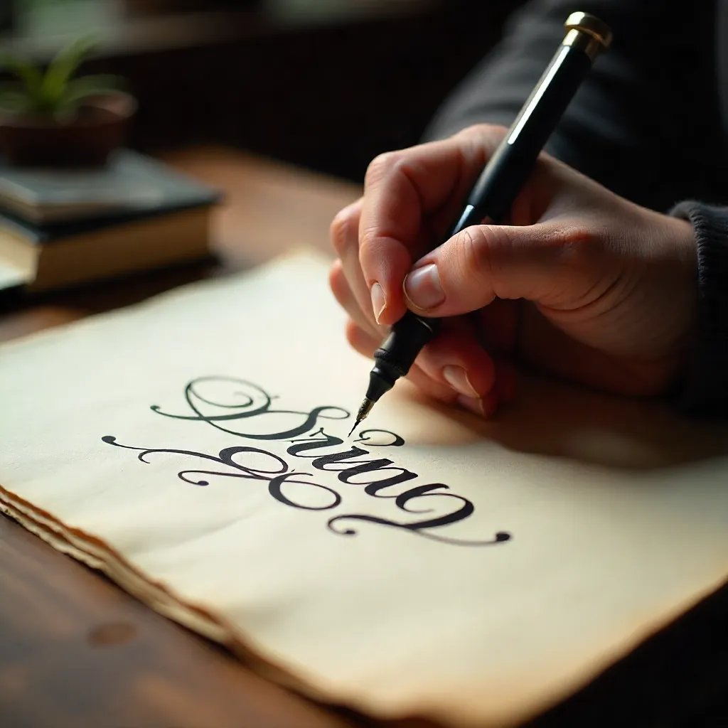 Calligraphy artwork example