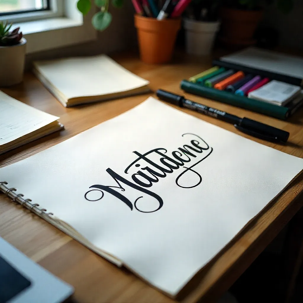 Custom calligraphy commission