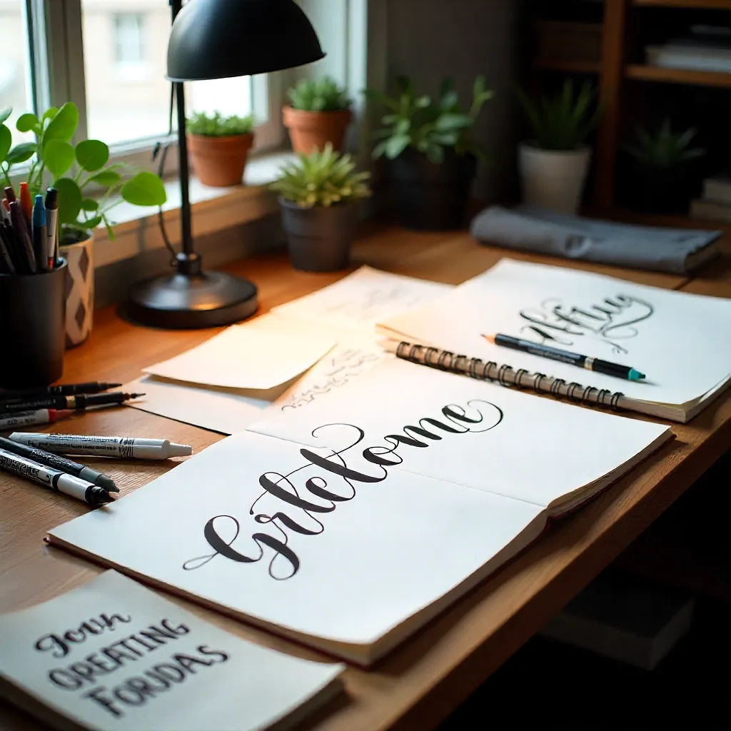 Professional calligraphy